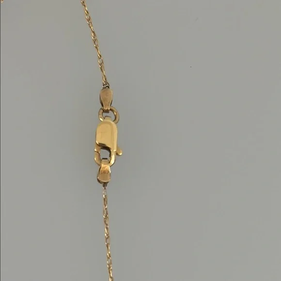 Mikimoto 14k real solid Gold Pearl Diamond Necklace - Picture 11 of 12